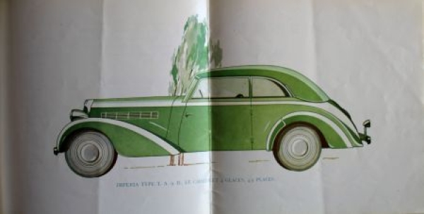 Imperia T.A. Adler Modelprogram 1937 Carbrochure (8697)